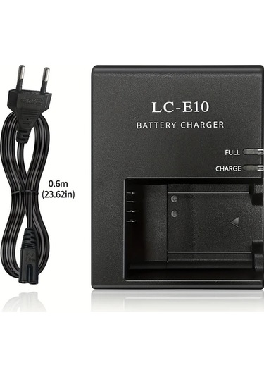 Xuweiwei Edkoky Lc-e10+eu Kamera Sarj Cihazi Lp-e10 Pil Canon Eos Rebel T3 T5 T6 T7 Kıss X50 X70 X90 1100d 1200d 1300d 2000d 1500d Icin