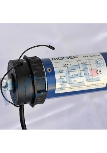 Mosel 120 Nm Alıcılı Giyotin Ve Kepenk Motoru