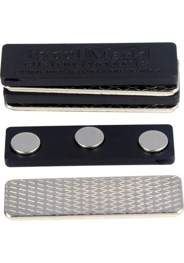 5 Adet Mıknatıslı Yakalık Isimlik - Manyetik Rozet Tutucu N11.24464