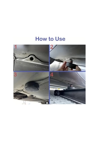 Lumaworld Tesla Kriko Stand Adaptörü 4lü Set Eva Çantalı Siyah Model 3 Y S X