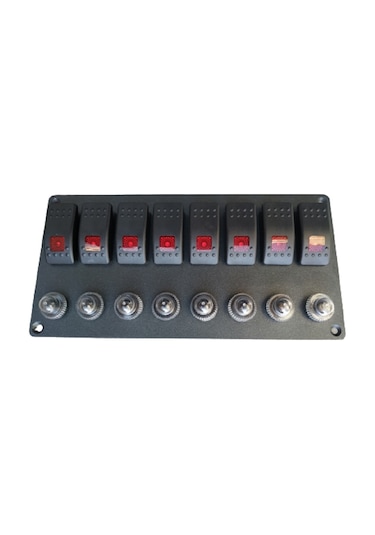 Tekne Ve Karavan Otomatik Sigorta Paneli. 8'Li