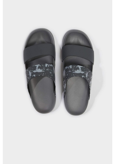 Defacto Erkek Düz Taban Çift Bantlı Eva Terlik E3130ax25hsgr2 Gri