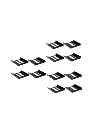 3set Sabit Sürücü Tepsisi 2.5 İla 3,5 İnç Ssd Tepsi Montaj Braketi Masaüstü Bilgisayarlar İçin Siyah Isıya Dayanıklı 4pcs3