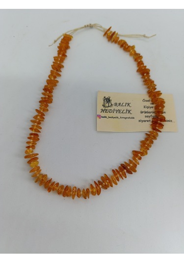 Kehribar Organik Şifa Taşı Taşı Kolye-handmade Özel Tasarım-1032/balık Hediyelik Antik Sarı