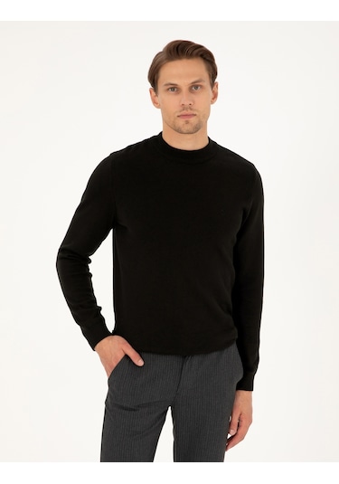 Pierre Cardin Erkek Siyah Kazak /triko 50296564-vr046 Siyah