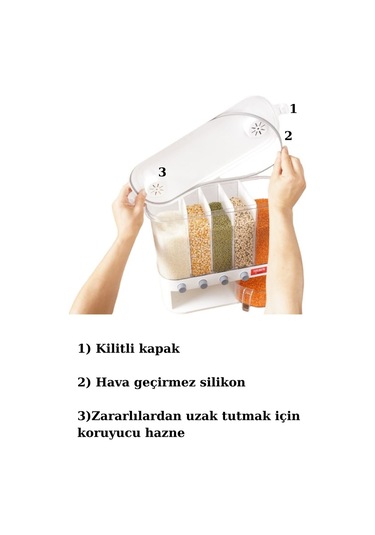 Tahılmatik Gıda Tahıl Ve Bakliyat Organizer