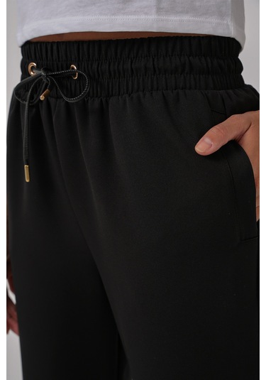 Bigdart 6674 Paçası Lastikli Eşofman Altı - Siyah