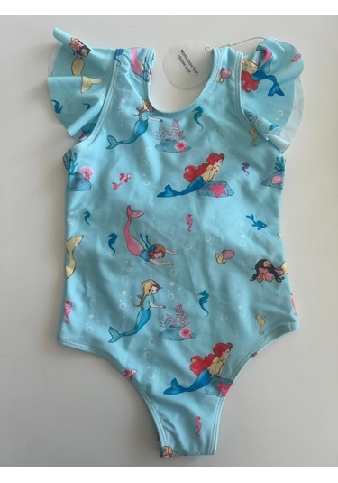 Petityu Mermaid Akvaryum Mavi Mayo Sırtı Fiyonk Detaylı Hızlı Kuruyan Kız Çocuk Mayo Mavi Petityu Mermaid Akvaryum Mavi Mayo Sırtı Fiyonk Detaylı Hızlı Kuruyan Kız Çocuk Mayo Mavi