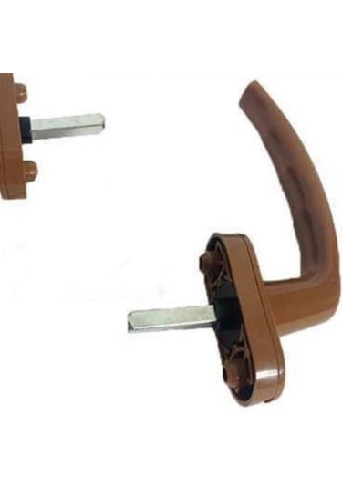 Pimapen Pvc Pencere Ve Kapı Kolu Kahverengi 2 Adet