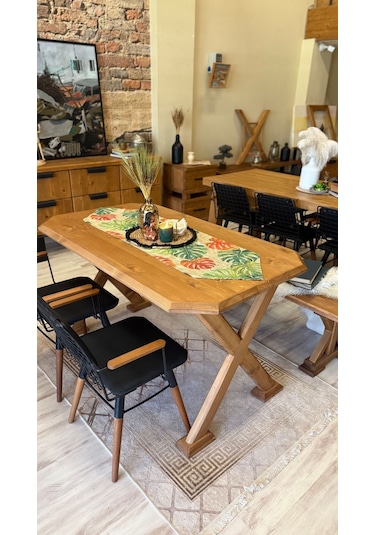 Ntconcept Arden Ahşap Yemek Masası Takımı