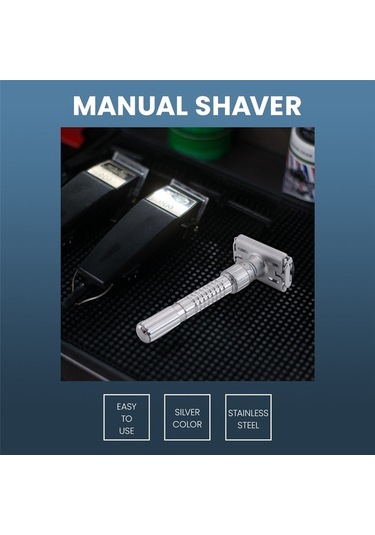 Ulzyvf Tıraş Tıraş Manuel Makinesi Kutulu Kenarlı Jiletleri Jilet Güvenlik Erkek Çift Tl