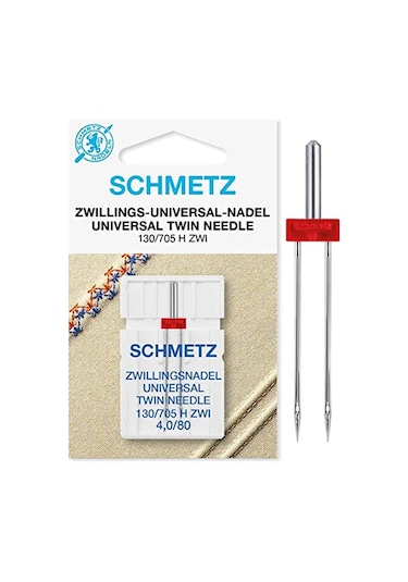 Schmetz 130/705 HZWI 4 Ev Tipi Dikiş Makinesi Çiftli Dikiş İğnesi