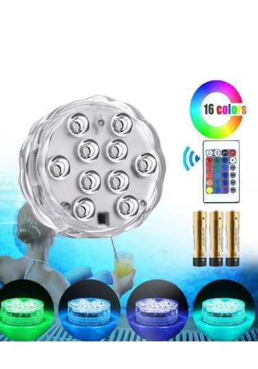 Su Geçirmez Akvaryum Su Üstü Kumandalı Dekoratif Led Aydınlatma Rgb Kumandalı - Kumandalı Led Rgb