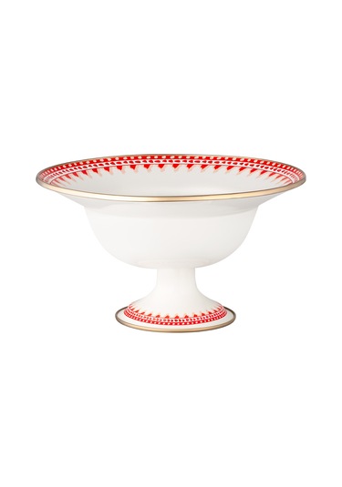 Madame Coco Lison Ayaklı Meyve Kasesi - Kırmızı - 30 Cm 8684427228500 Kirmizi