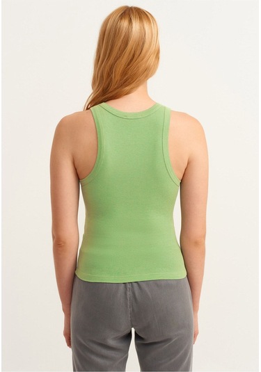 2'li Paket Fitilli Halter Yaka Örme Atlet S