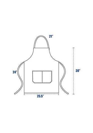 Adet Düz Önlük Toplu - 2 P'li Siyah Karışık Renkli Ticari Önlük Diğer