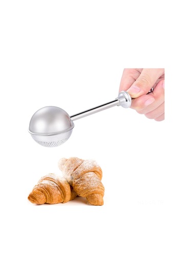 Leezsing 304 Paslanmaz Çelik Gıda Seviyesi, Un, Baharat, Kakao Süzgeci - Profesyonel Ve Ev Fırını Kullanıma Uygun, Kolay Temizlenir Çok Renkli