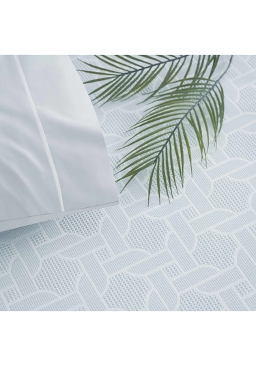 Taç Jakar Callie Tek Kişilik Pike Takımı Mavi 000000001000047227