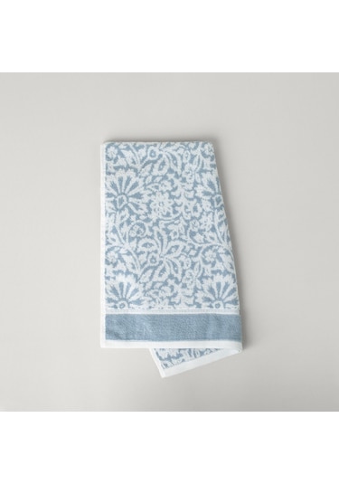 Linens Liora Pamuk 50x85 Cm Yüz Havlusu Mavi Mavi