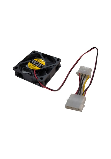 6cm 12v 4pin Ide Molex Kablolu Fan 6cmx6cmx1cm 12v 6cm Fan