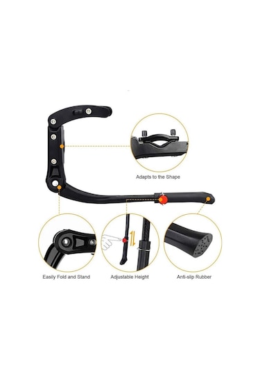 Forte Gt Aka Kadro Bağlantılı Park Ayağı Xbyc  7001 Siyah