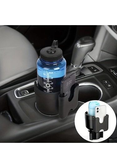 Chuangyinshop Black Araba Bardak Tutucu Genişletme Adaptörü Telefon Tutucu Çoğu 32 40oz Şişe Büyük Muglar İçin