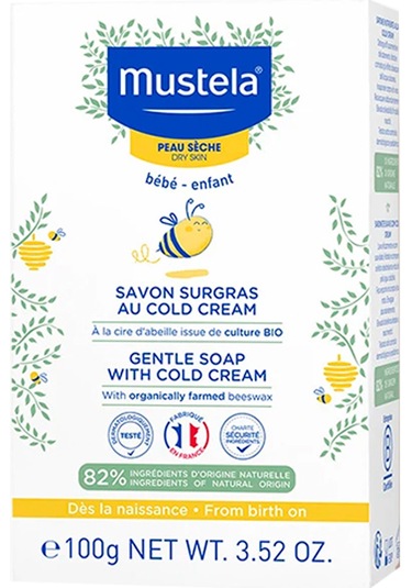 Mustela Cold Cream İçeren Temizleyici Sabun 100 G