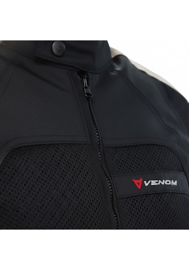 Motosiklet Mont 4 Mevsim Dynamic Açık Gri-kırmızı Motorcu Montu