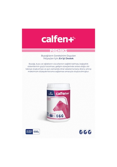 Vioment Calfent 600 Gr -Bir Gelişim İçin; En İyi Destek-
