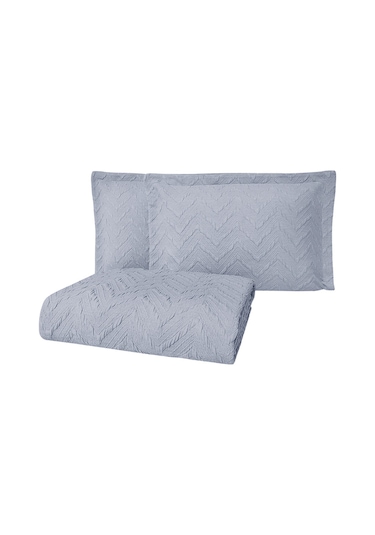 Yataş Bedding Curly Çift Kişilik Yatak Örtüsü Seti - İndigo