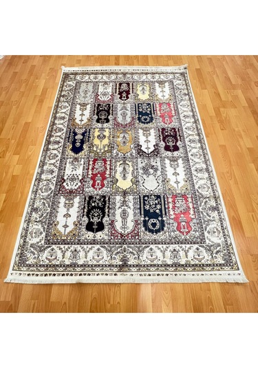 Otantik Karma Desenli 160 X 230 Dijital Baskı Halı Çok Renkli