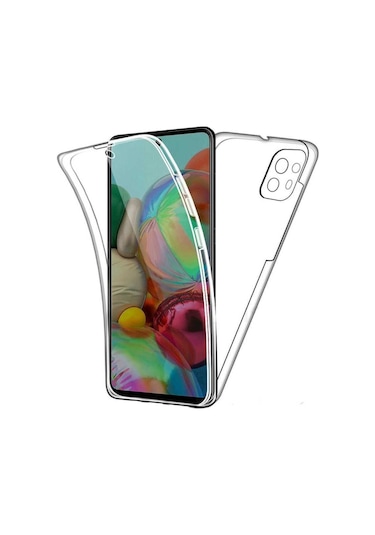Xiaomi Mi 11 Lite Kılıf Enjoy 360 Derece Tam Kaplayan Silikon Renksiz