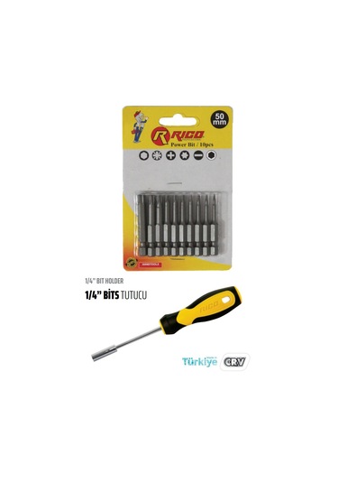 Rıco Torx Bits Uç Takımı Adaptör Tutucu