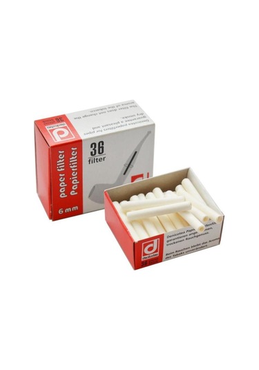 Denicotea 10146 Pipo Filtresi 6Mm 36 Adet