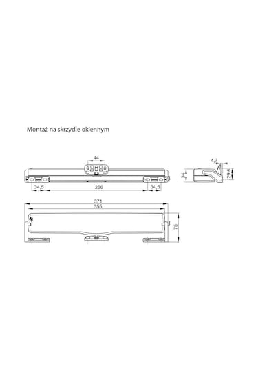 Pencere Açma-Kapama Motoru 220 V Kirli Beyaz