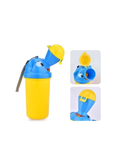 Ranyeek Erkek Bebek Taşınabilir Idrar Kabı - Araç Ve Ev Kullanıma Uygun - Kolay Kullanimlı, Dayanıklı Materyal - Bebekler İçin Sarı Tuvalet Diğer