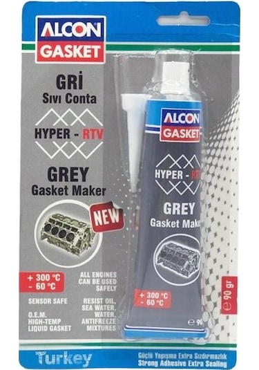 Alcon Hyper-rtv Nötr Sıvı Conta M-3308 Gri 90 Gr