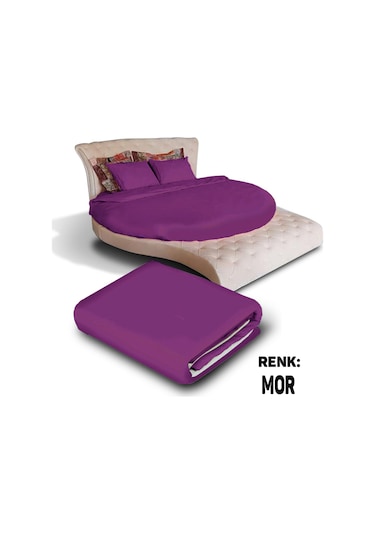 Sofaroom Yuvarlak Nevresim Takımı Mor