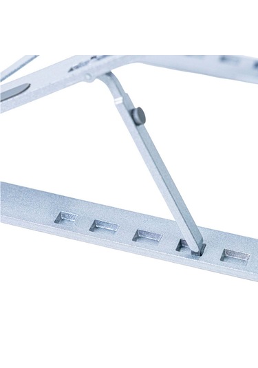 4bh31g Gri Laptop Standı Metal, Katlanabilir & Ergonomik Tasarı