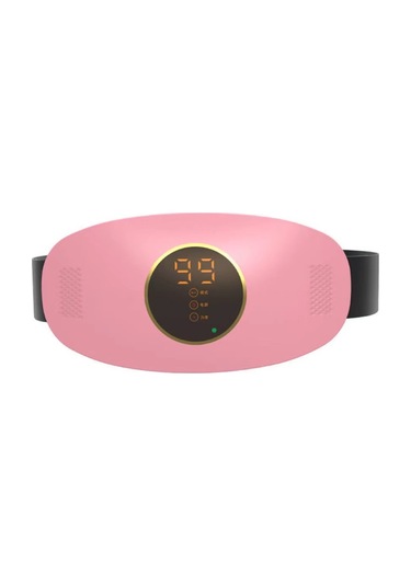 Carmine Elektrikli Titreşimli Vücut Göbek Karın Masaj Kemeri Siyah