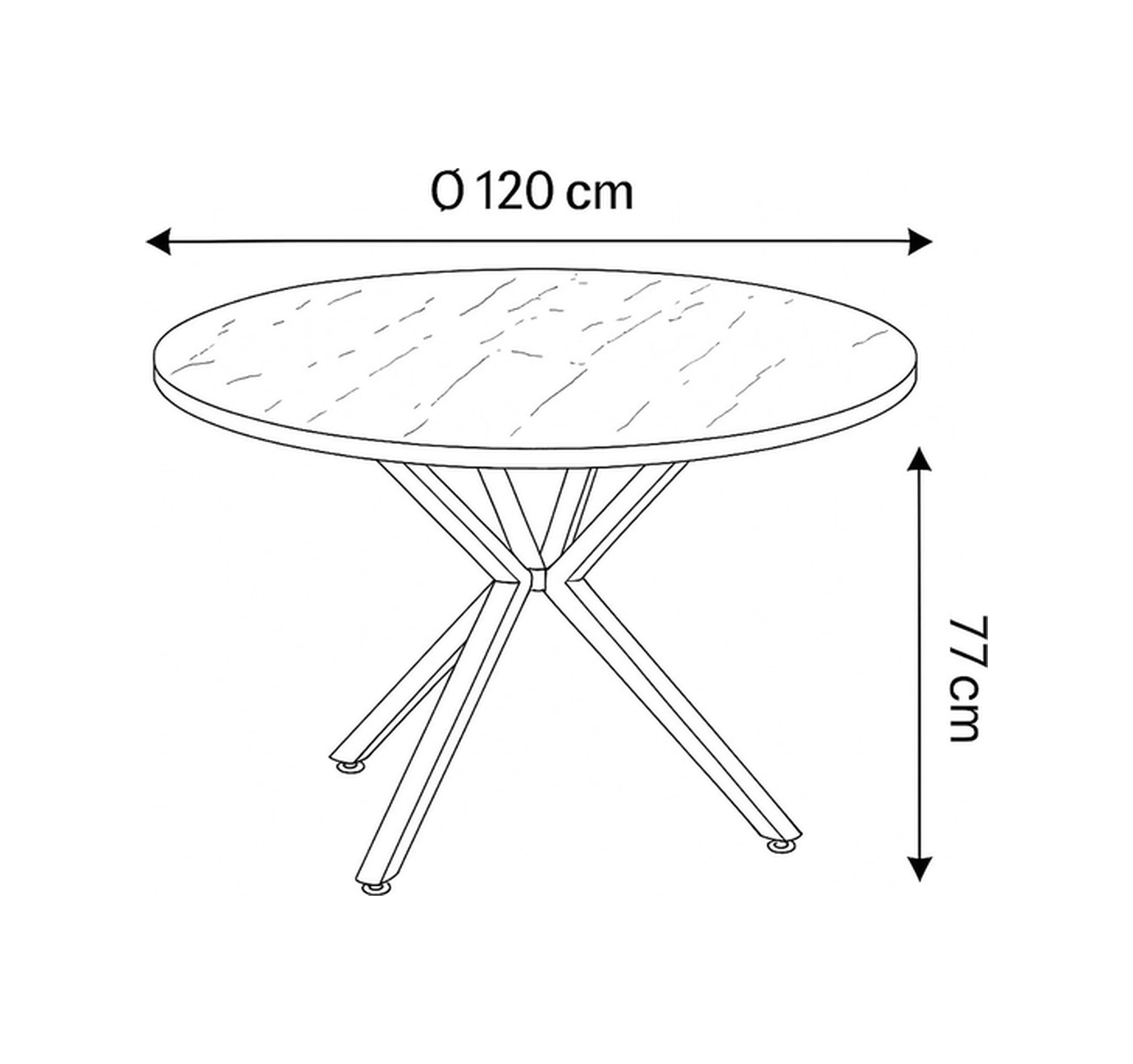 Dengema Zenit Plus Açılır Yuvarlak Masa Sandalyesiz Beyaz Mermer, Krom Ayak, Ø120 160 Cm Beyaz Mermer - Krom Ayak Dengema Zenit Plus Açılır Yuvarlak Masa Sandalyesiz Beyaz Mermer, Krom Ayak, Ø120 160 Cm Beyaz Mermer - Krom Ayak