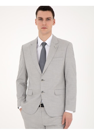 Pierre Cardin Erkek Gri Takım Elbise 50285902-vr024 Gri