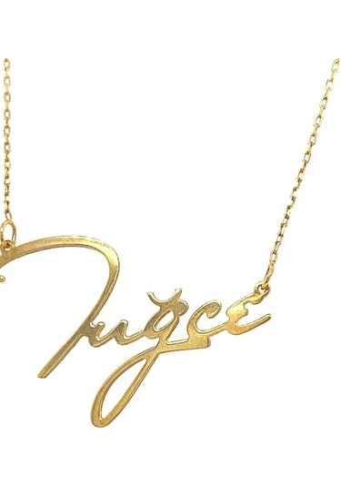 Zümrüt Sarraf 14 Ayar Altın Isimli Bayan Kolye N11.47472