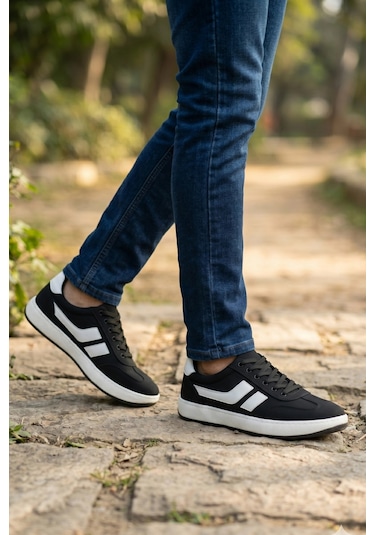 In Step Pacewalk Urban Siyah Erkek Sneaker