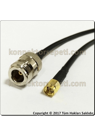 Wireless Pigtai Anten Kablosu 0.5Metre N Dişi -Sma Erkek A+