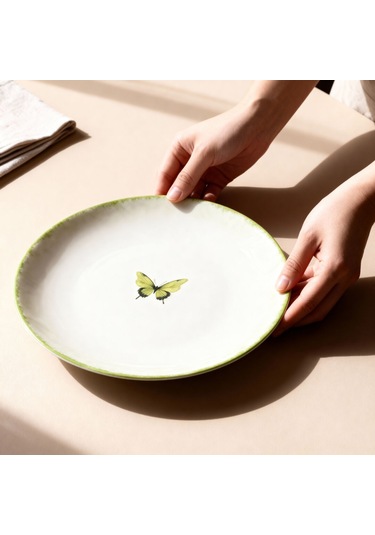 Güral Flora Green 12 Parça 4 Kişilik Kahvaltı Takımı 4883 2732476