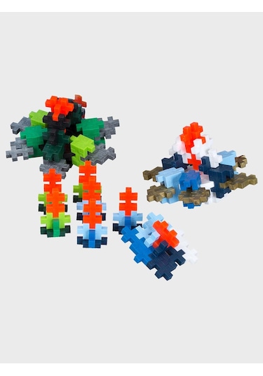 Plus - Plus Minecraft Temalı Learn To Build Spinning Tops Renkli Topaçlar Lego Yapı Oyuncağı
