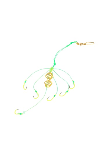 Konesam 8 Numara Yüksek Karbon Çelik İğne Seti - 4 Adet Köpek Balık İğnesi, Işık Verici Boncuk, Bait Kafesi Ve Taşınabilir Kutu - Deniz Ve Göl Balıkçılığı