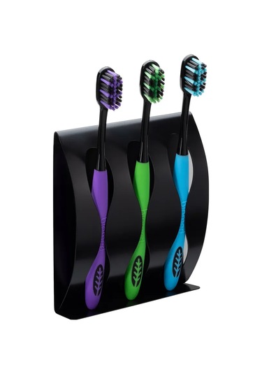 Roomstetica Duvar Tipi, Delme Gerektirmeyen Diş Fırçası Tutucu 372650504 Siyah