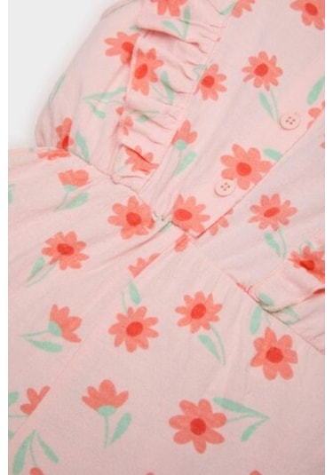 DeFacto Kız Bebek Çiçekli Tulum E5791A525SMPN127 Pembe